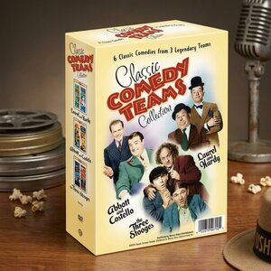Classic Comedy Teams Collection Laurel Hardy, Abbott Costello, 3 Stooges